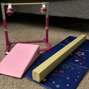 American Girl gymnastics set